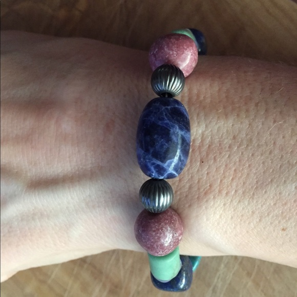 Carolyn Pollack Relios multi stone 925 bracelet - Picture 4 of 6